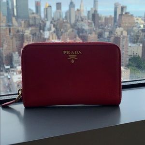 Prada continental wallet